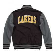 See the best best bomber jackets for men in 2021. Mitchell Ness Men Los Angeles Lakers Varsity Jacket Black Nohble
