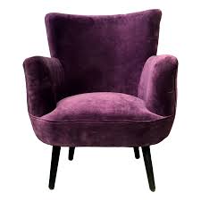 Buy purple velvet chairs and get the best deals at the lowest prices on ebay! Stunning Alma Aubergine Velvet Armchair By Raggedrose