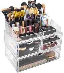 best offer us 149 99 for choice fun home desktop table vanity large storage box organization clear acrylic drawers make up makeup organizer for