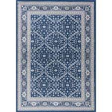 tayse rugs madison oriental navy 4 ft