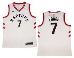 The red and white jerseys follow an identical pattern with the chevron in the center of the jersey and the shorts. Boys Toronto Raptors Nba Jerseys For Sale Ebay