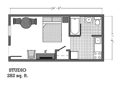 studio floor plan affordable