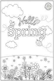 These free pdf ebooks are super easy to download and print. Spring Coloring Pages Free Printable