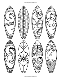 Download this adorable dog printable to delight your child. Amazon Com Beach Party Coloring Book 24 Page Coloring Book 9781533327567 Dani Kates Books Surfboard Painting Surf Drawing Surfboard Drawing