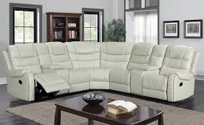 white leather sectionals foter