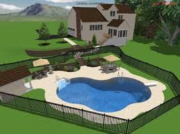 A Retaining Wall Next To A Pool