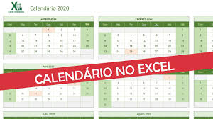 En esta página web encontrarás calendarios anuales para 2021 entre otros los calendarios del 2022 y 2023. Como Fazer Calendario No Excel 2020 Excel Calendario Youtube