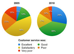 9 Customer Service Pie Chart Pte Describe Image Process