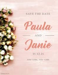 600 Customizable Design Templates For Save The Date Postermywall