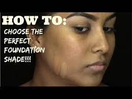 choose foundation for your skin tone