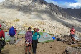 women s mt whitney climb mule supported
