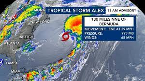 Tropical Storm Alex downgraded to Post ...