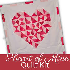 Heart Of Mine Wallhanging Quilt Kit