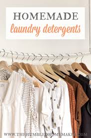 5 homemade laundry detergents the
