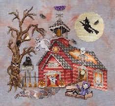 Glendon Place Ghoul School Gp 167 Counted Cross Stitch