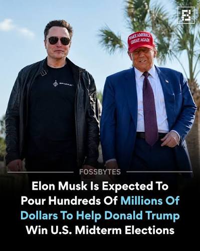 Elon Musk is expected to spend hundreds of millions of dollars through his America PAC to help Republican candidates in the 2026 U.S. midterm elections and strengthen Donald Trump's political agenda.