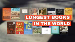 a detailed list of the longest books in