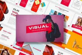 visual powerpoint template graphic by