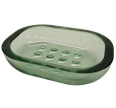 Eco Friendly Recycled Glass Soap Dish