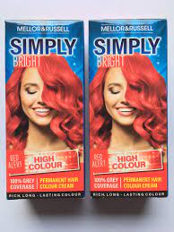Red hair are uncommon hair types that gives and portray a bold, confident and independent lady. 2 X Simply Bright Red Alert High Colour Permanent Hair Dye Buy Online In United Arab Emirates At Desertcart 55928096