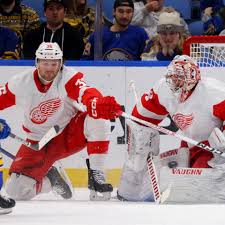 red wings build big lead hang on to