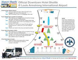 airport map airport shuttle new orleans