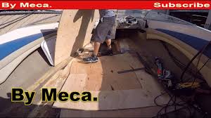 how to fix a rotten boat floor how