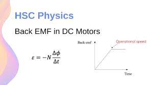 back emf in dc motors hsc physics