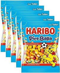 5.0 out of 5 stars 1. Haribo Pico Balla Fruchtgummi Konfekt 5 Beutel Je 175 Gramm Ebay