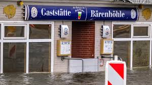 Sturmflut an der Ostsee Strom in Flensburger Hochwassergebieten abgestellt