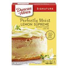 duncan hines cake mix lemon supreme