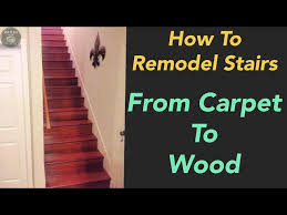 how to replace carpet stairs with