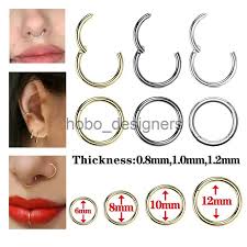 surgical steel labret lip piercing