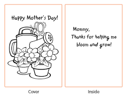 Free Printable Mothers Day Cards For Coloring Mommies With Cents