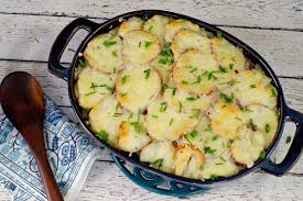 potato and ground beef cerole with