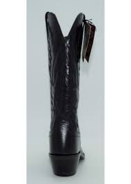 las black leather snip toe boots