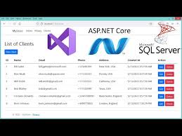 asp net core web app with sql server