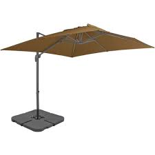 Outdoor Umbrella With Portable Base