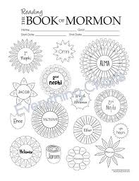 Book Of Mormon Reading Chart Pdf File Printable Book Of