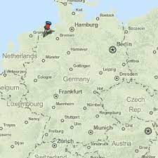 Ostfriesland is contained within the german state of niedersachsen (lower Leer Ostfriesland Map Germany Latitude Longitude Free Maps