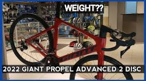 weight of 2022 giant propel advanced 2