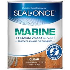 Marine 1 Gal Clear Premium Wood Sealer