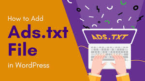 how to add ad txt file in wordpress