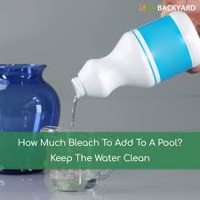 You can use the orenda app to figure out the exact dose you need, in fluid ounces. Discover How Much Bleach You Need To Add To A Pool So You Can Keep The Water Clean See What Are Th Cleaning With Bleach Clean Pool Water Swimming Pool Hot
