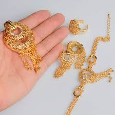dubai jewelry set necklace bracelet