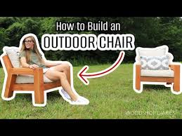 How To Build An Outdoor Chair Easy