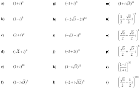 Math Exercises Math Problems Complex