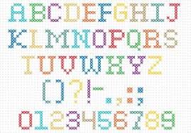 Cross Stitch Alphabet Free Vector Art 10 Free Downloads