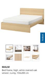 ikea bed frame malm quene furniture