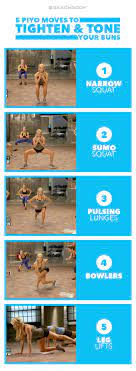 5 piyo workout moves to tone your buns